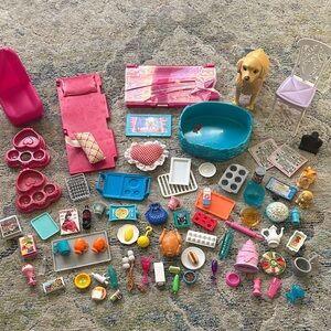 Barbie Accessories - Kitchen,  Pets, Dishes, Food and More